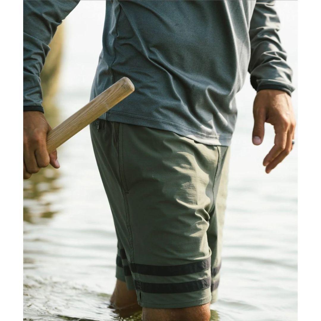 Jetty Men's Reckoner Lined Shorts - Olive